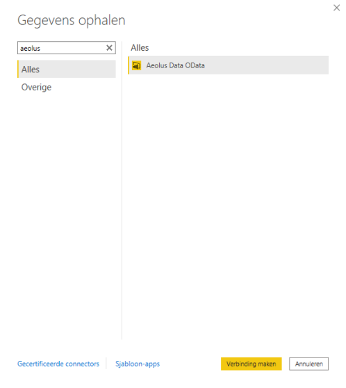 Schermafdruk van PowerBI.